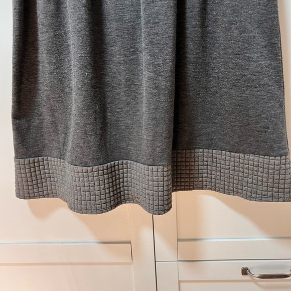 Grey Xhilaration Capped Sleeve Dress With Zippered Back - Picture 4 of 6